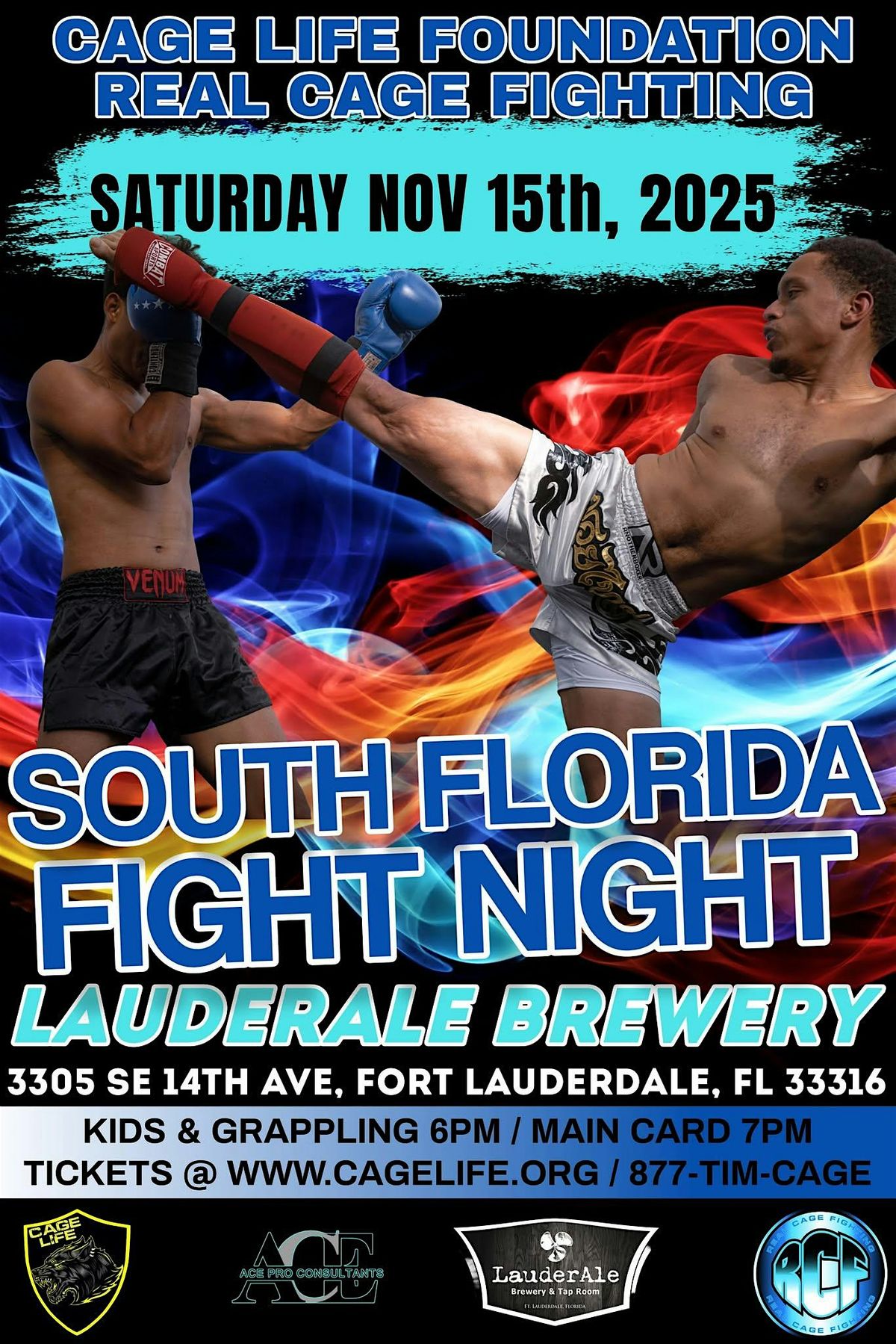 SOUTH FLORIDA FIGHT NIGHT - LAUDERALE BREWERY - SATURDAY NOVEMBER 15th 2025