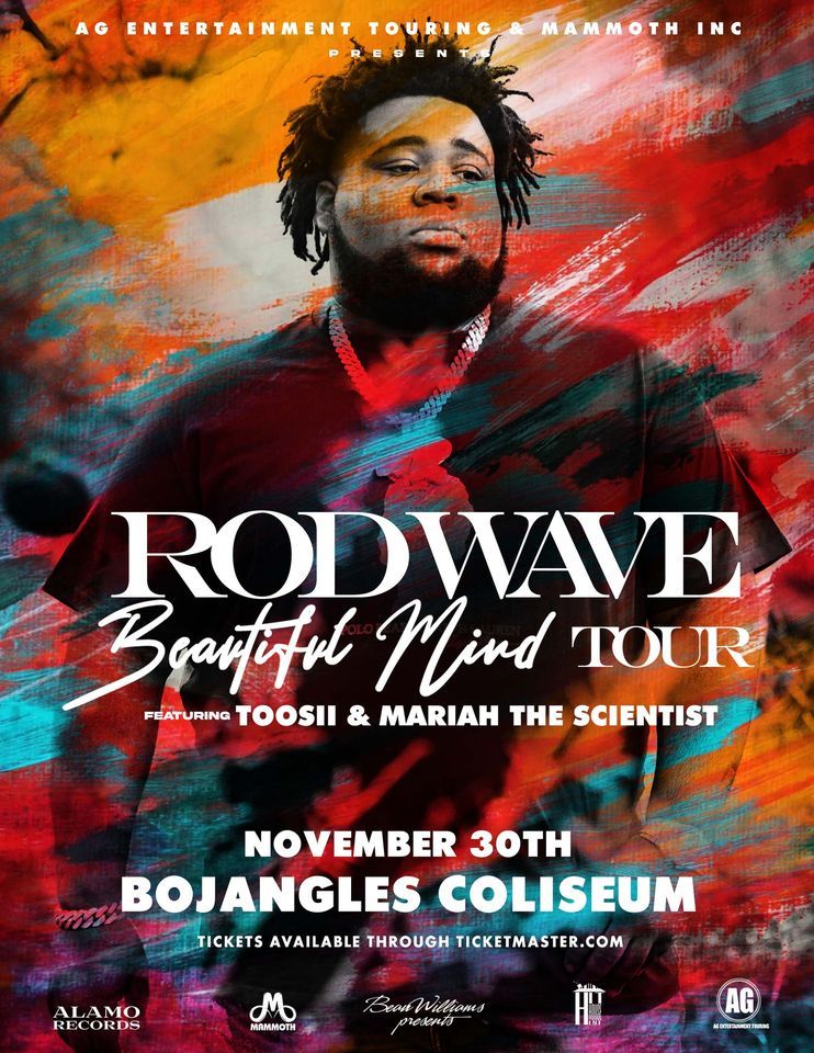 beautiful mind tour setlist rod wave