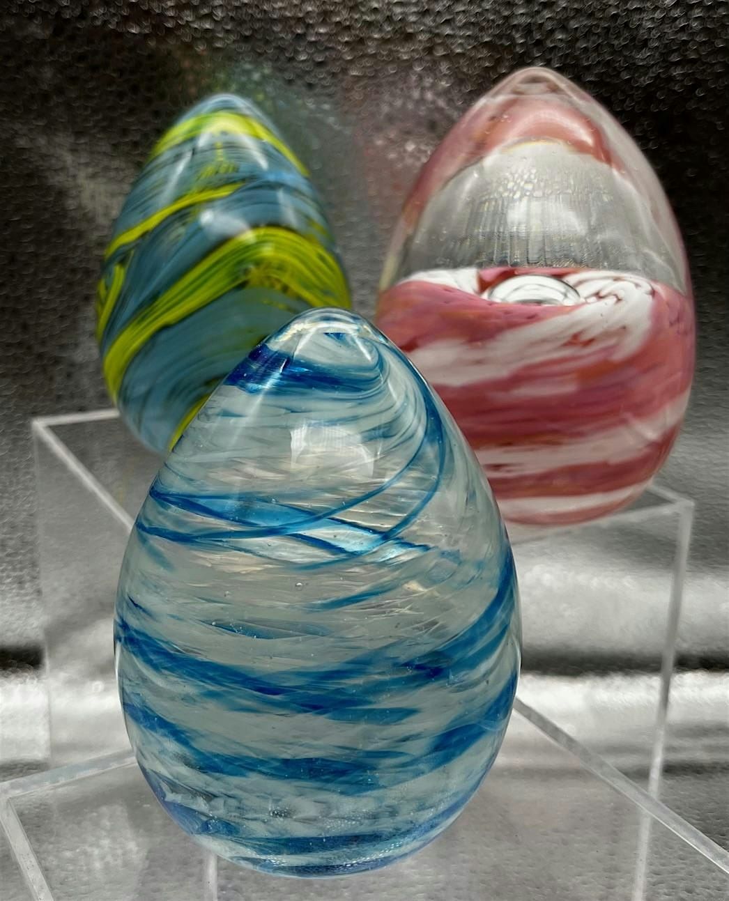 Egg Paperweights are still great skill builders, coming into Spring!