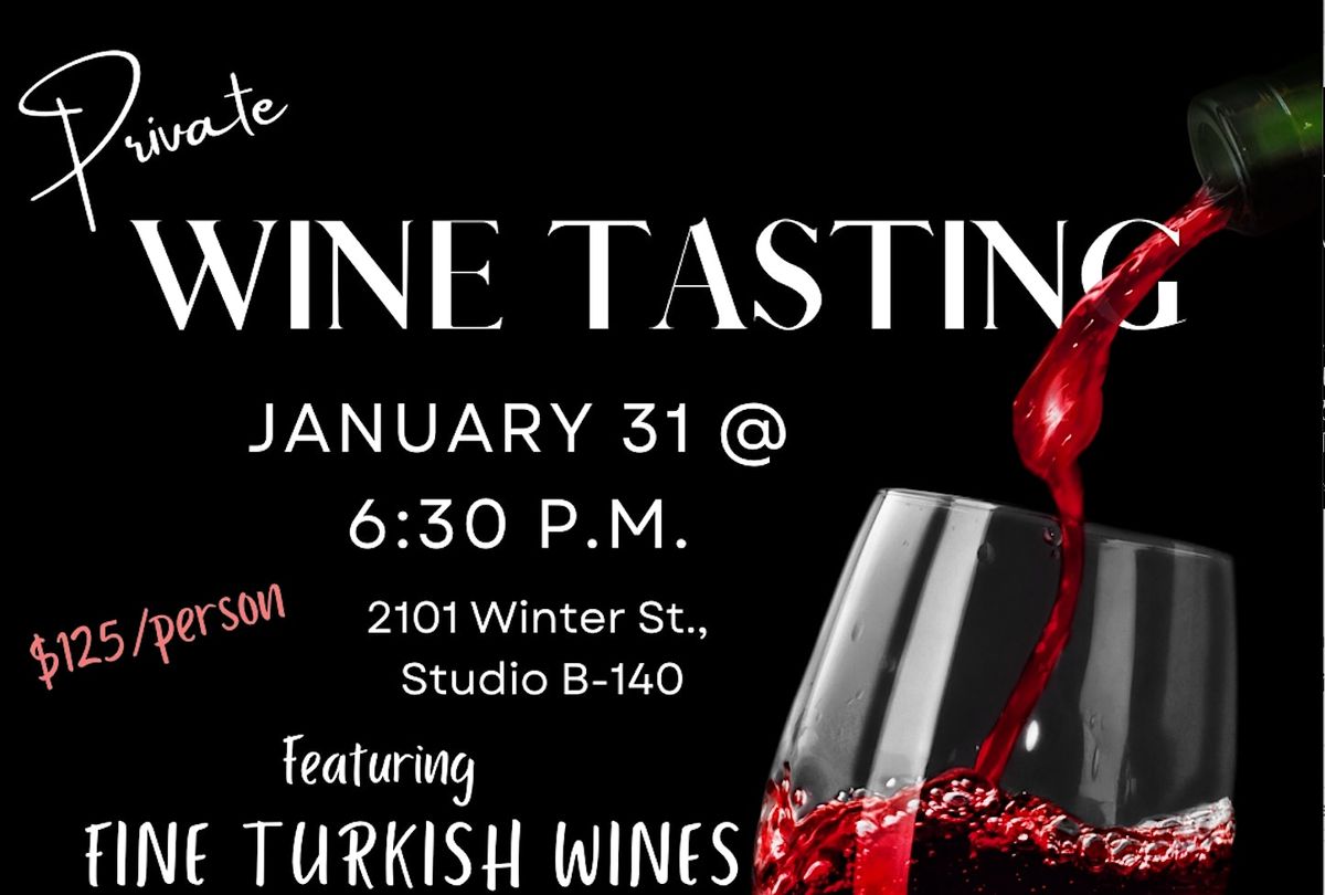 Wine Tasting with Fine Turkish Wines