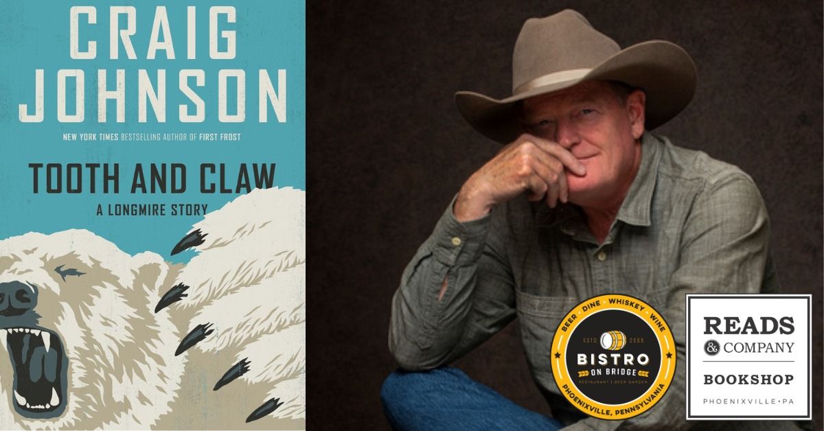 Craig Johnson, Author of Tooth and Claw: Author Visit and Signing