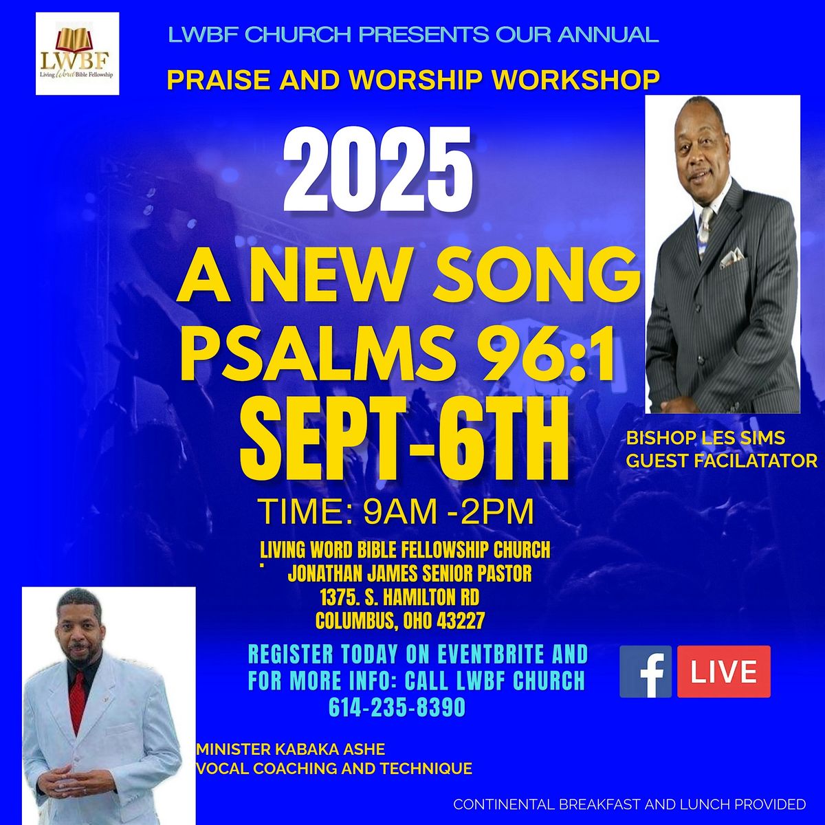 ANNUAL LWBF PRAISE &WORSHIP WORKSHOP 2025