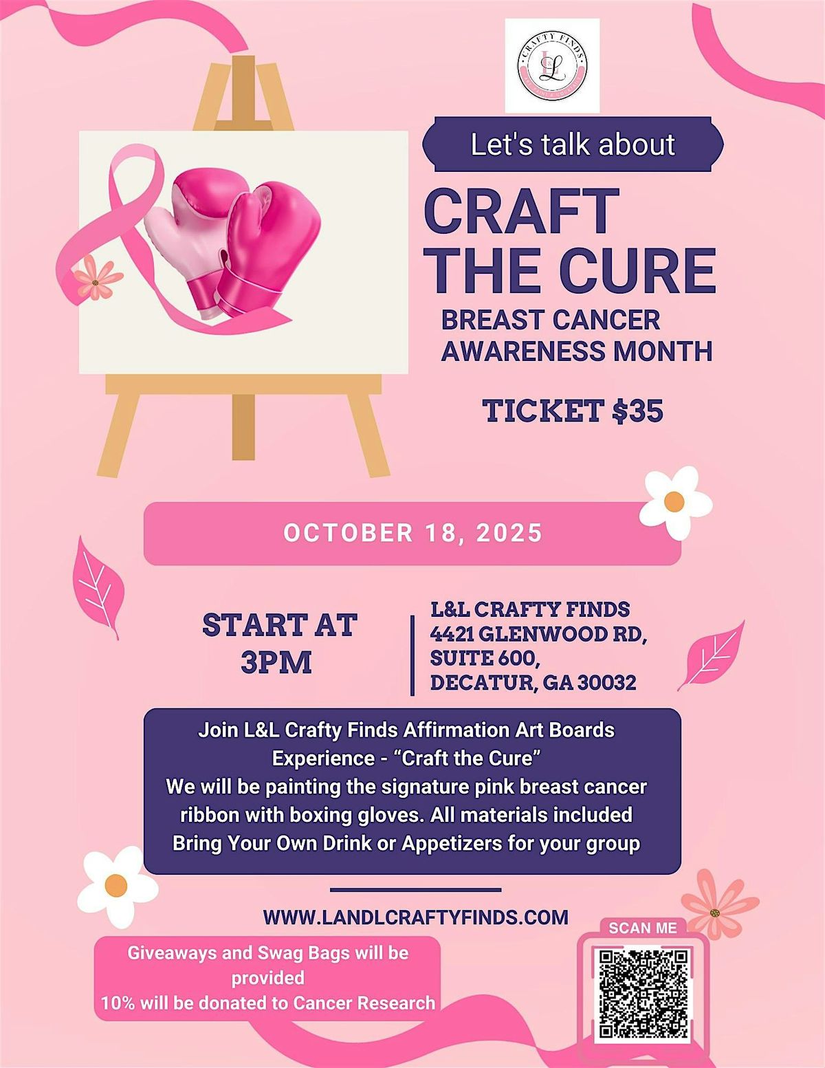 Craft the Cure - Breast Cancer Awareness Event