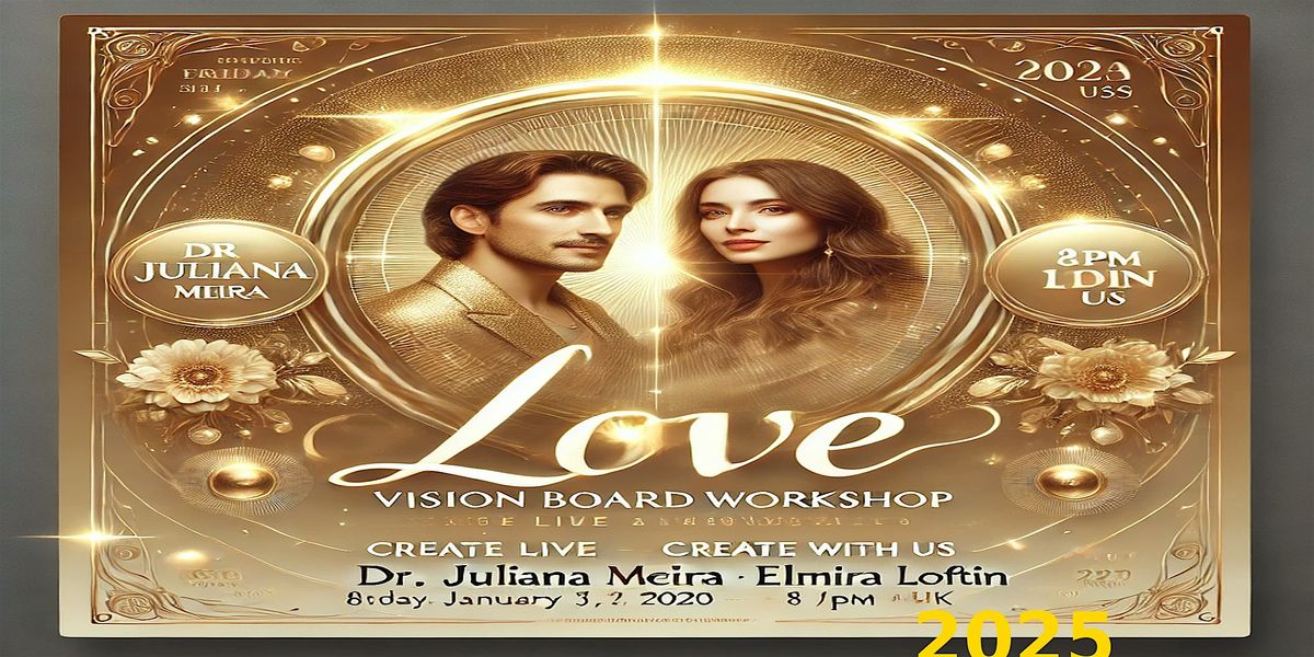 Love Vision Board Workshop | Design Your Dream Love Life for 2025