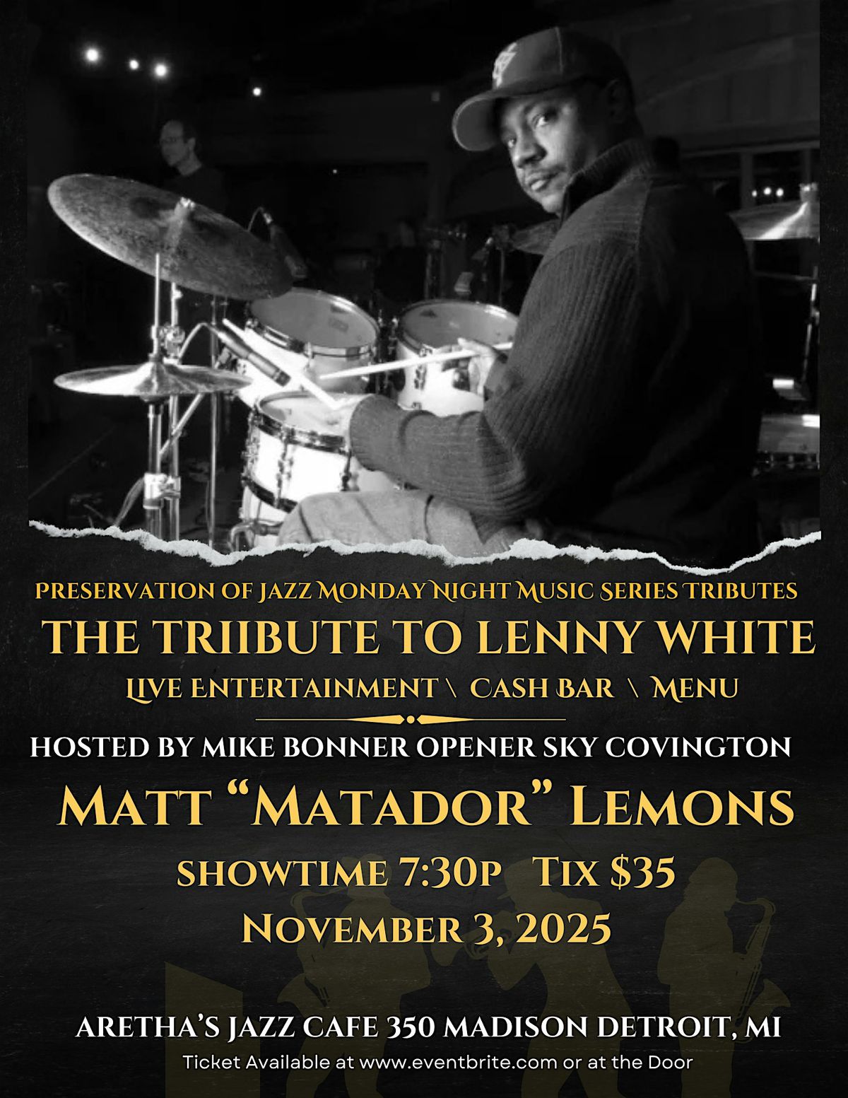 A Tribute to Drummer Lenny White featuring Matt Matador Lemons