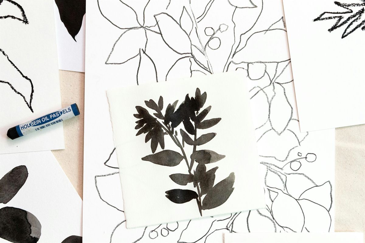 Art Happy Hour | Expressive Botanical Drawing