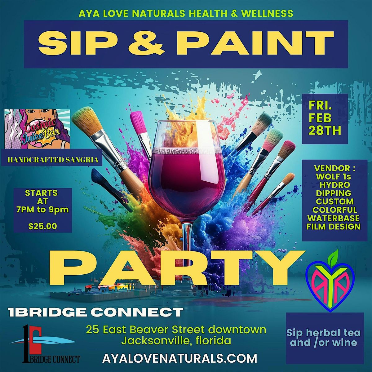 SIP & PAINT PARTY  "FAMILY EDITION"