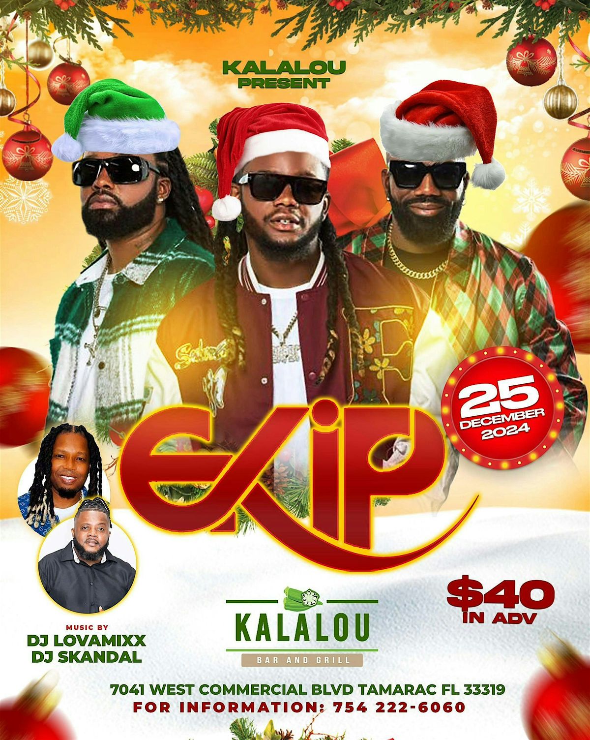 Celebrate Christmas Day with EKIP Live!