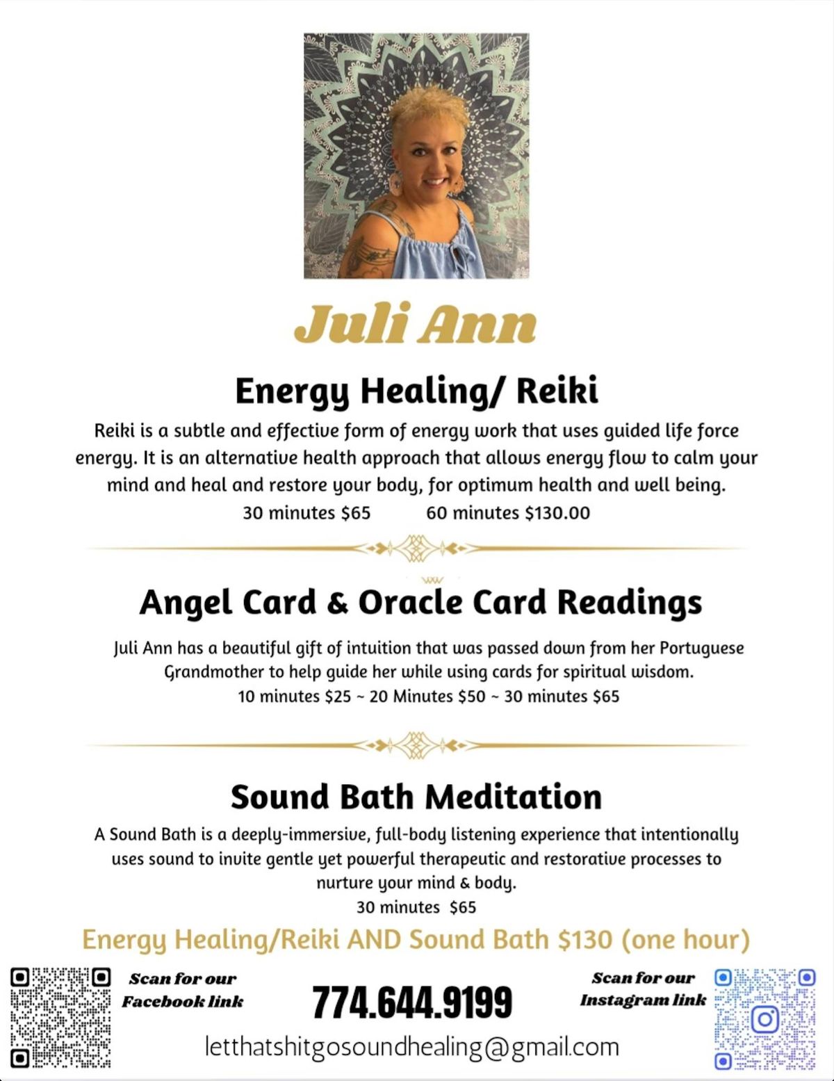 Energy Healing with Juli Ann