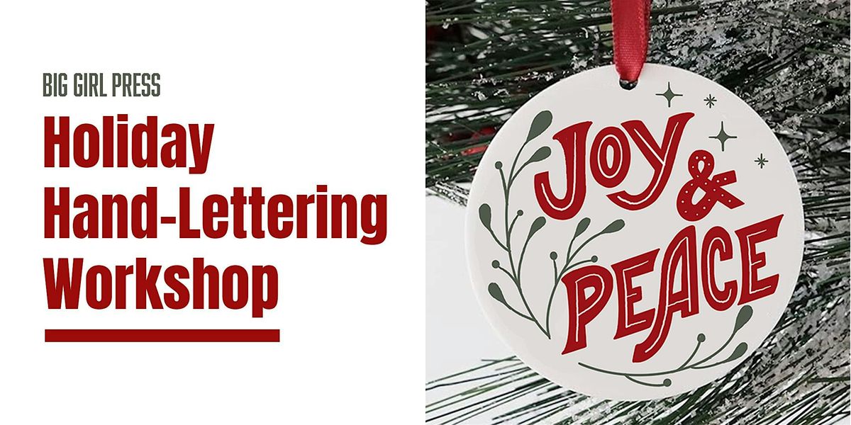 Holiday Hand-Lettering Workshop