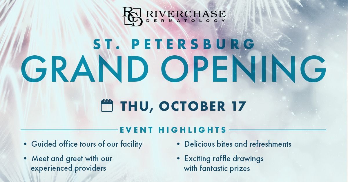 You're Invited To Our Grand Opening at our new office in St. Petersburg