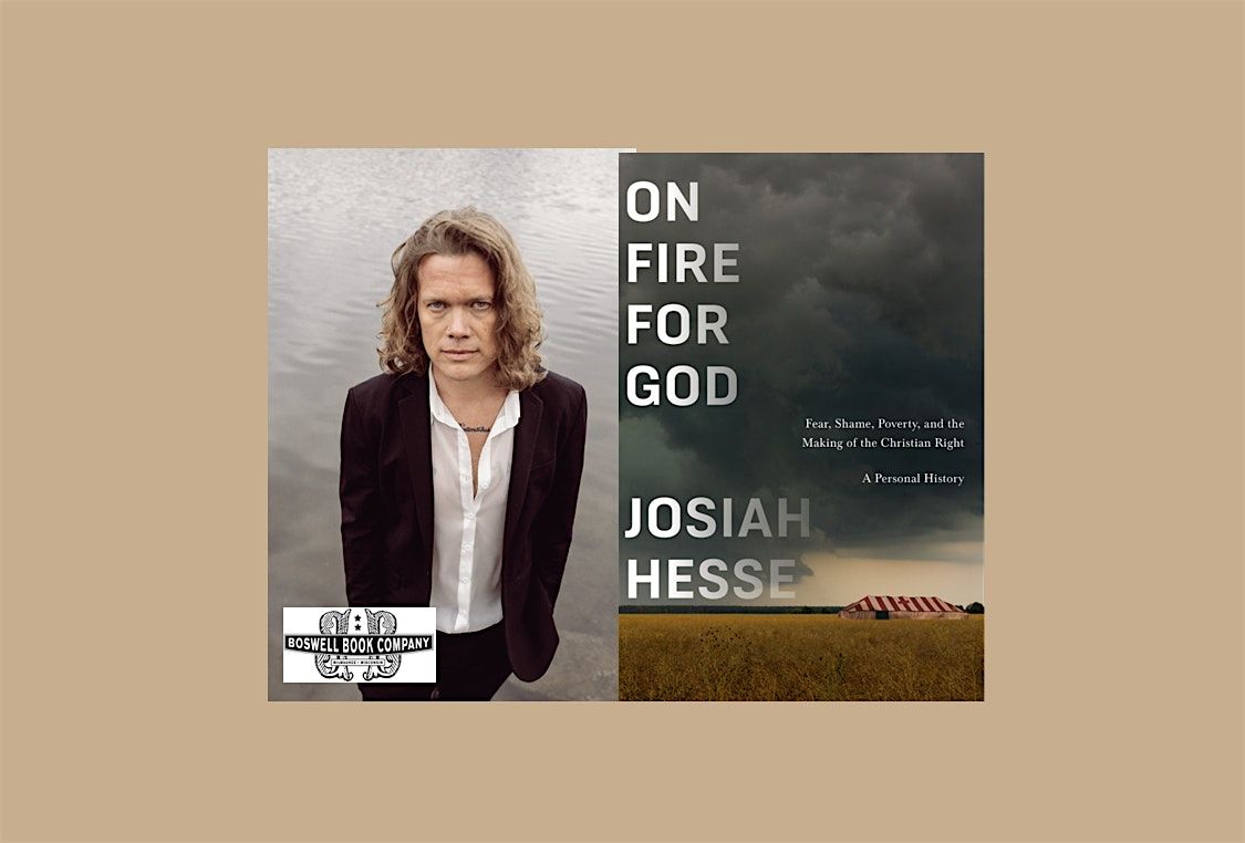 Josiah Hesse, author of ON FIRE FOR GOD - an in-person event