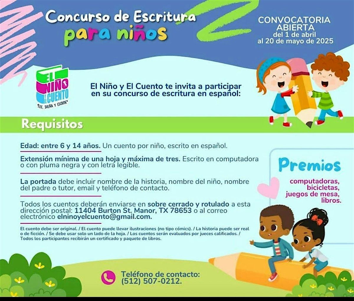 Premiaci\u00f3n 2025 del Concurso El Ni\u00f1o y el cuento