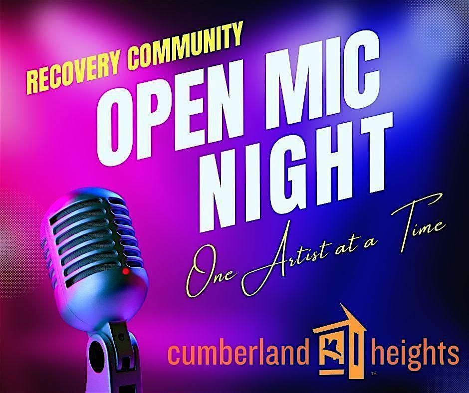 Recovery Community Open Mic Night