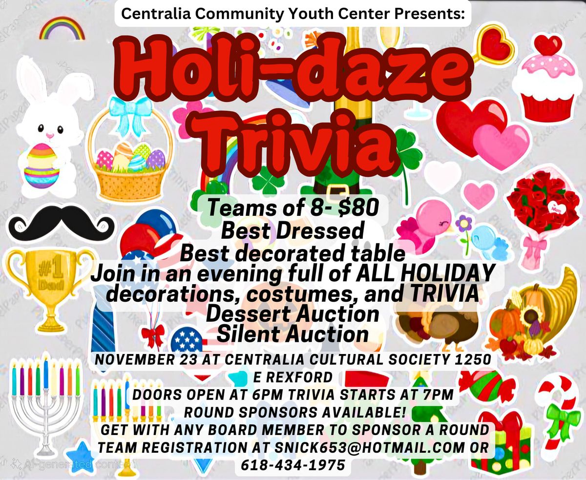 CCYC Holi-Daze Trivia