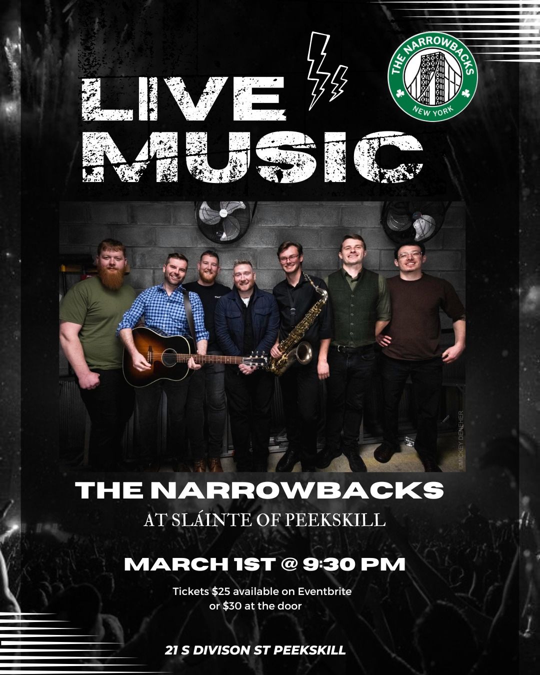 NARROWBACKS AT SL\u00c1INTE IN PEEKSKILL