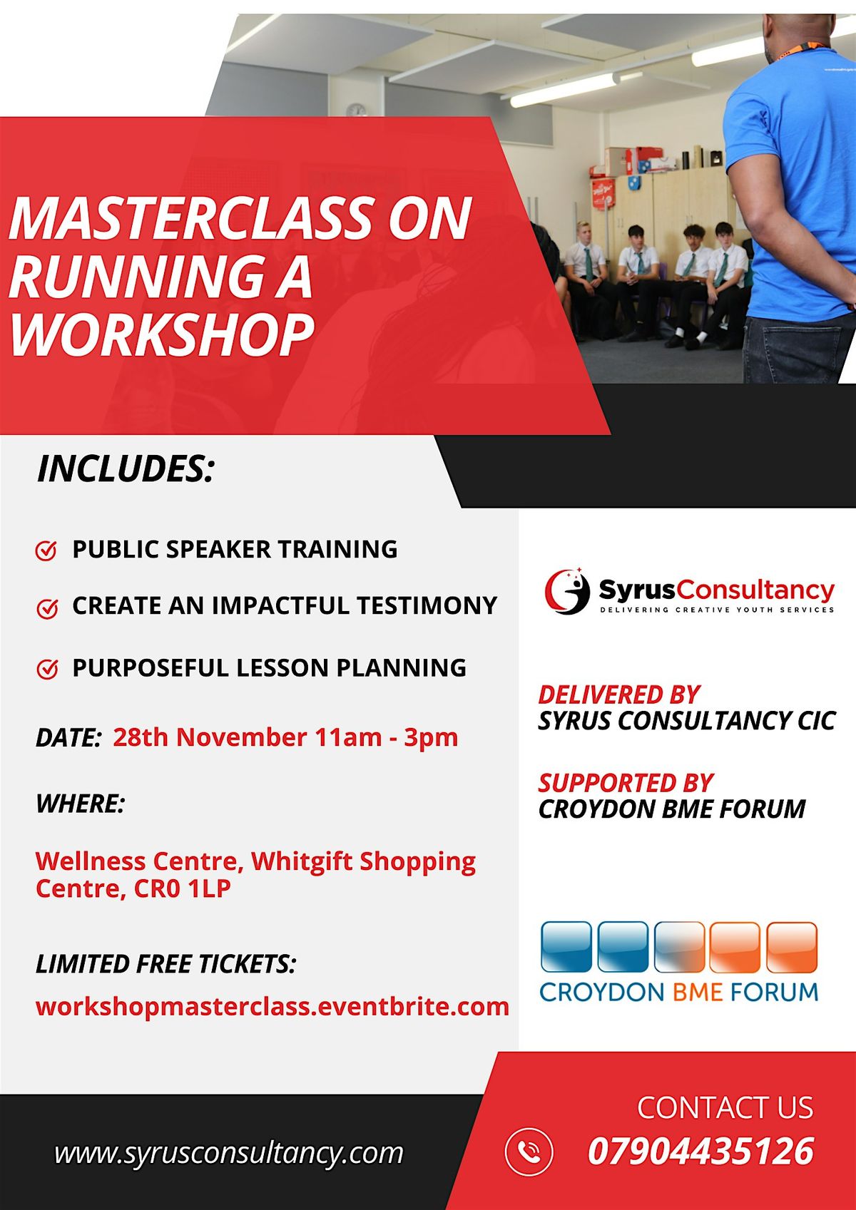 Masterclass On Running A Workshop