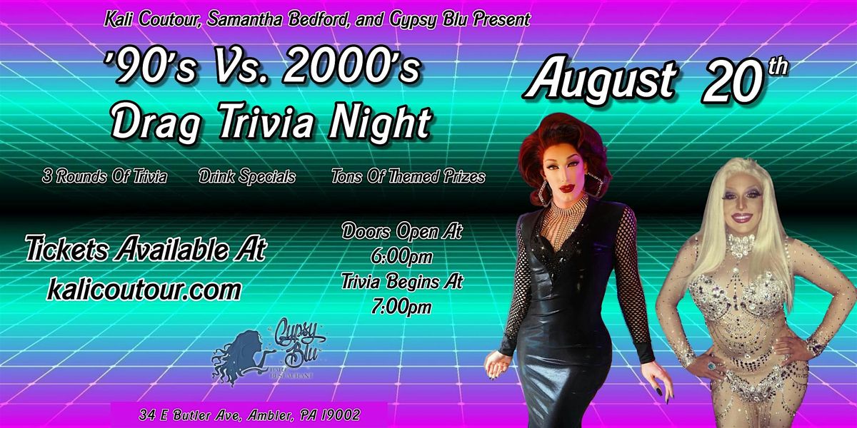 90's Vs 2000's Drag Trivia Night