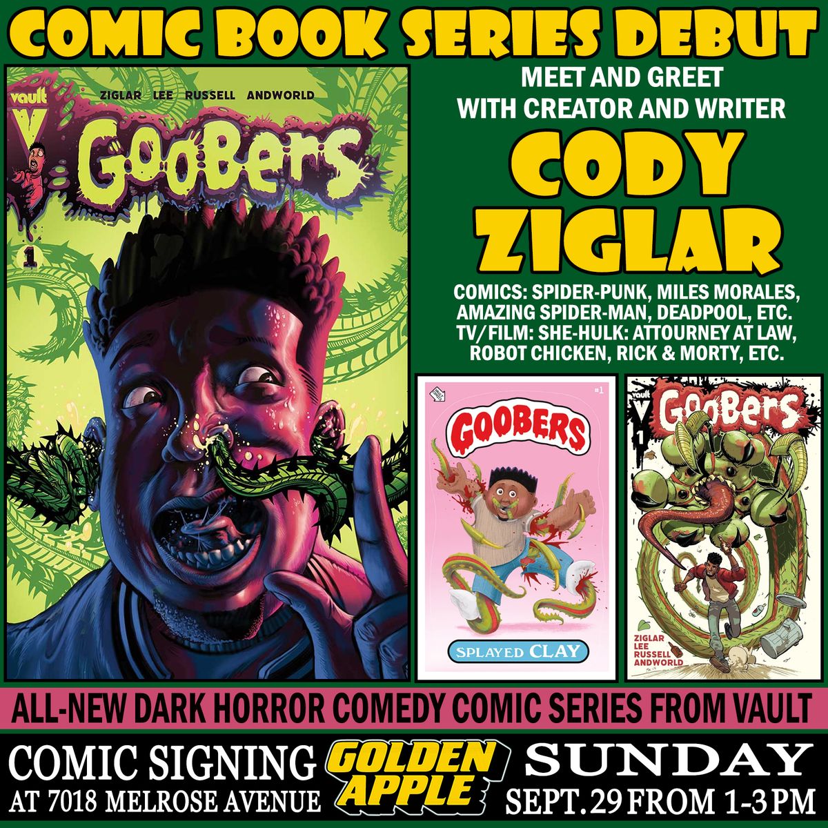 Goobers Vault Comic Series Debut with Creator Cody Ziglar