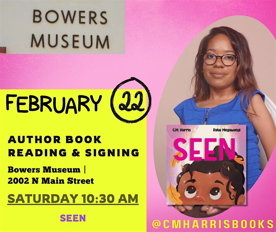 Author C.M. Harris Story Reading at Bowers Museum