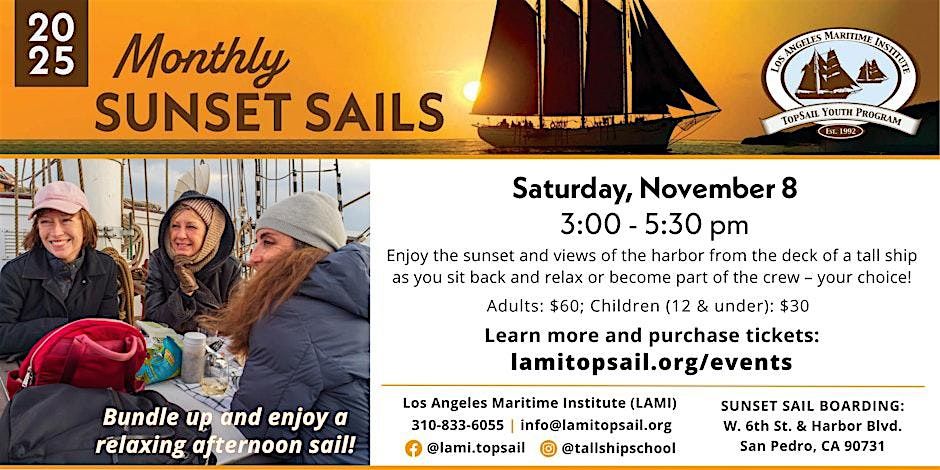 November 2025 Sunset Sail