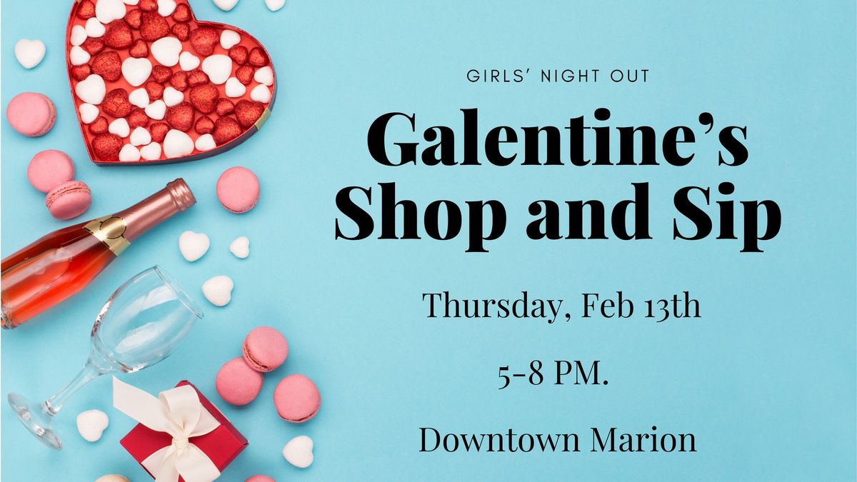 Girls' Night Out Galentine's Shop and Sip