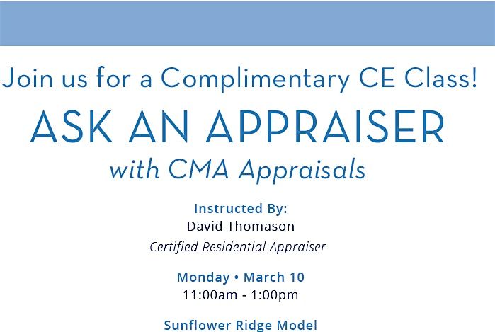 REALTORS! Join us for a Complimentary CE Class!