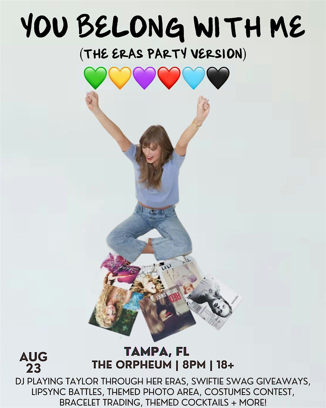 You Belong With Me: A Taylor Swift Dance Party