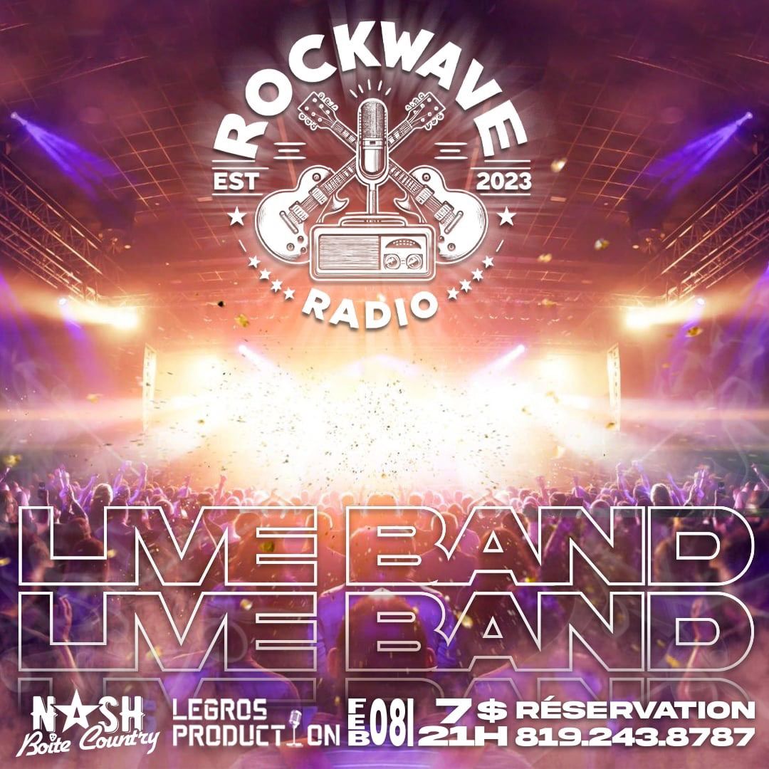 \ud83c\udfb8 Rockwave Radio LIVE BAND \ud83e\udd18\ud83c\udffb 