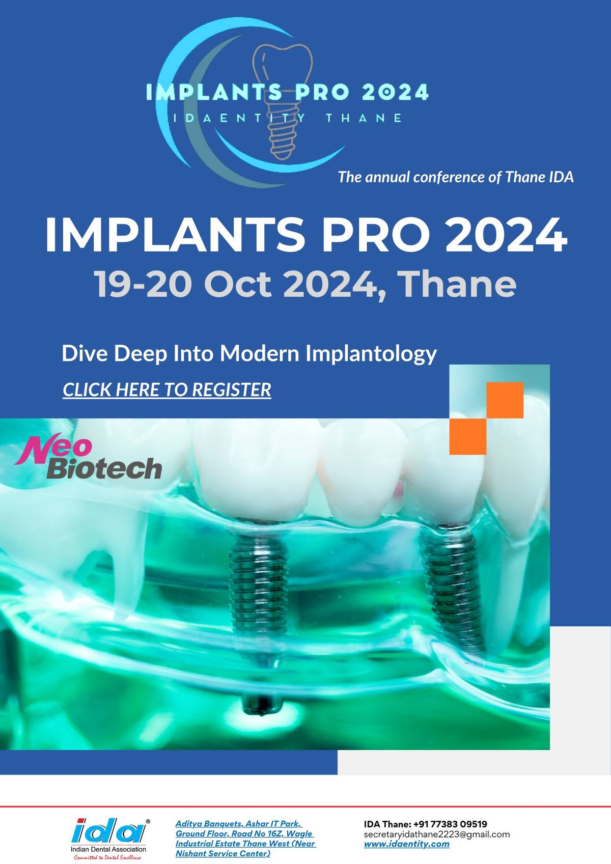 ImplantsPro 2024\u2014 The annual conference IDAentity by Thane IDA