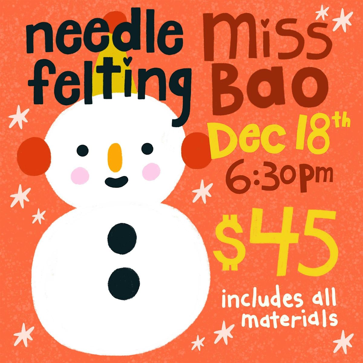 Needle Felting Workshop