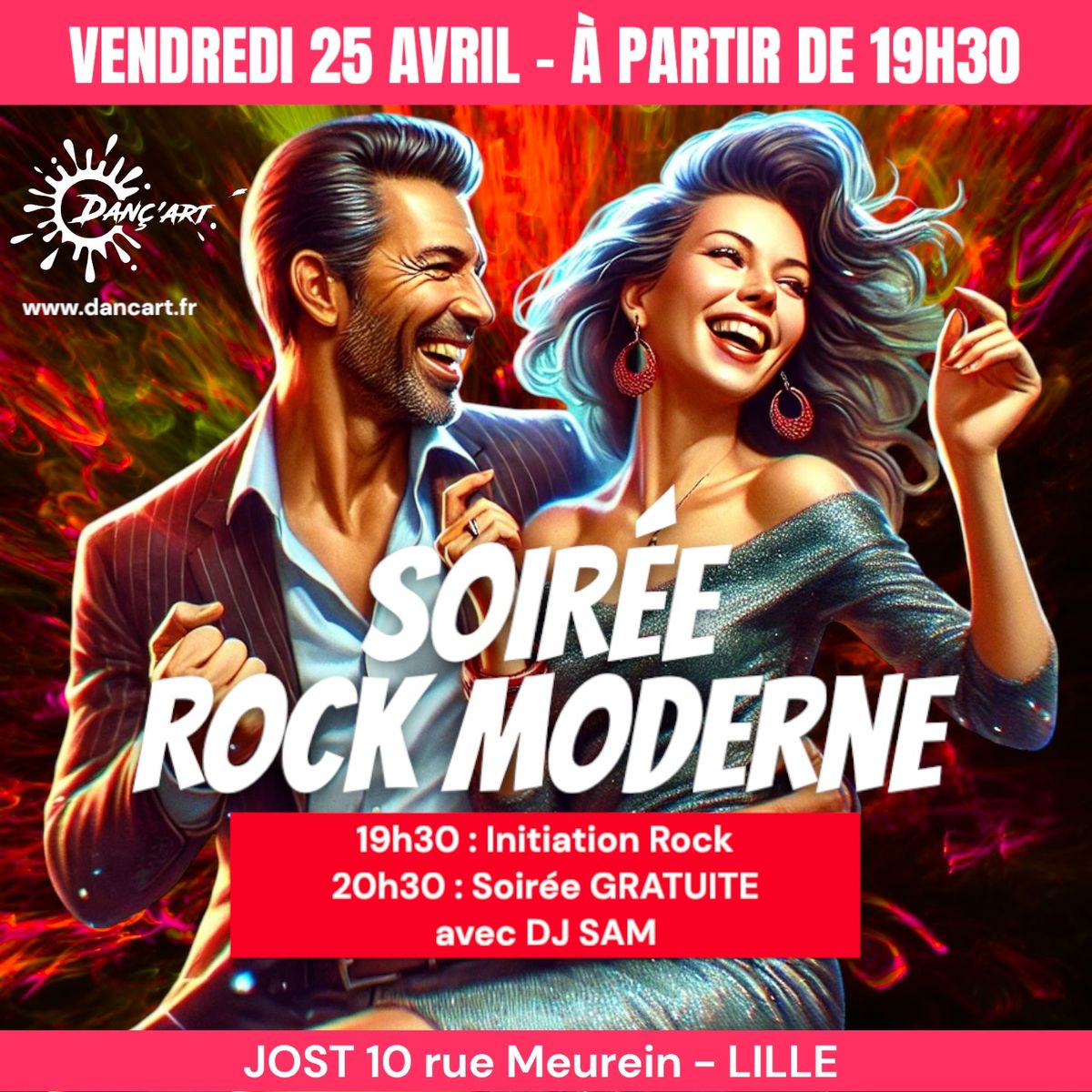 BAL ROCK MODERNE : soir\u00e9e GRATUITE