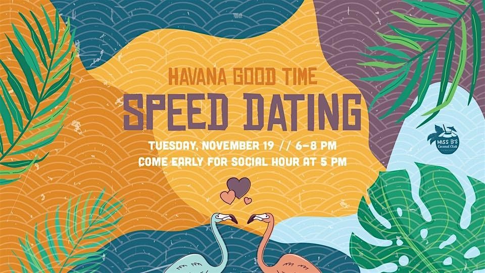 Speed Dating at Miss B's Coconut Club- GIRLS TICKET ONLY