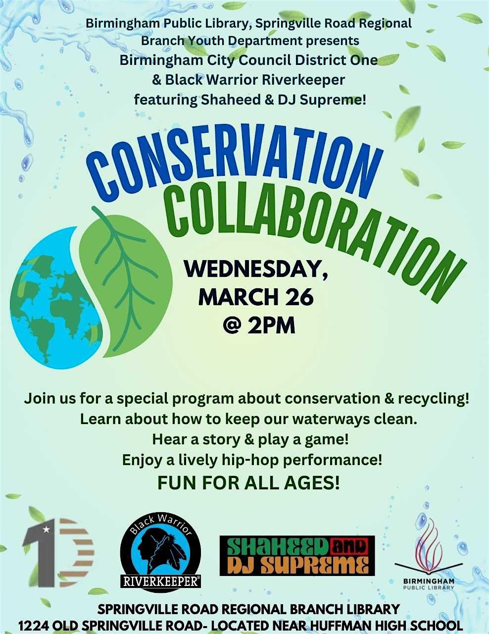 Earth Day Conservation Collaboration with Shaheed & DJ Supreme