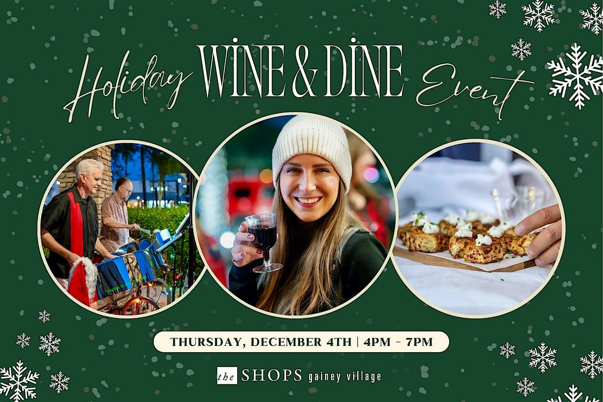 Holiday Wine & Dine Event