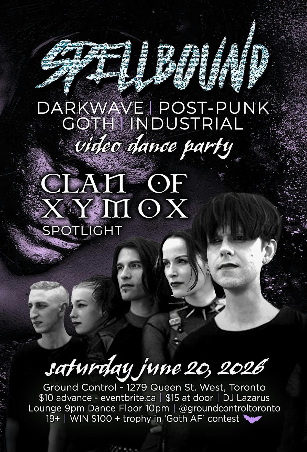 SPELLBOUND: Goth Darkwave Post-Punk Video Dance w\/ Clan Of Xymox Spotlight