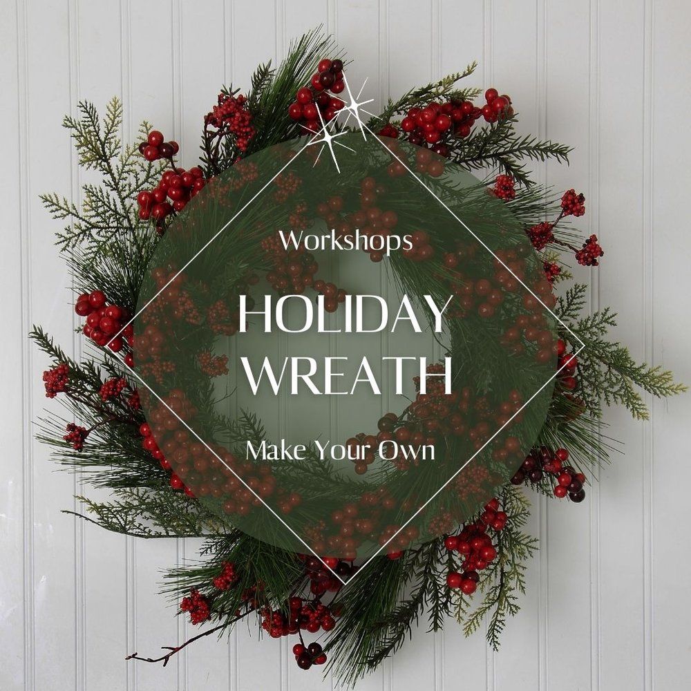 Holiday Wreath Craft and Sip