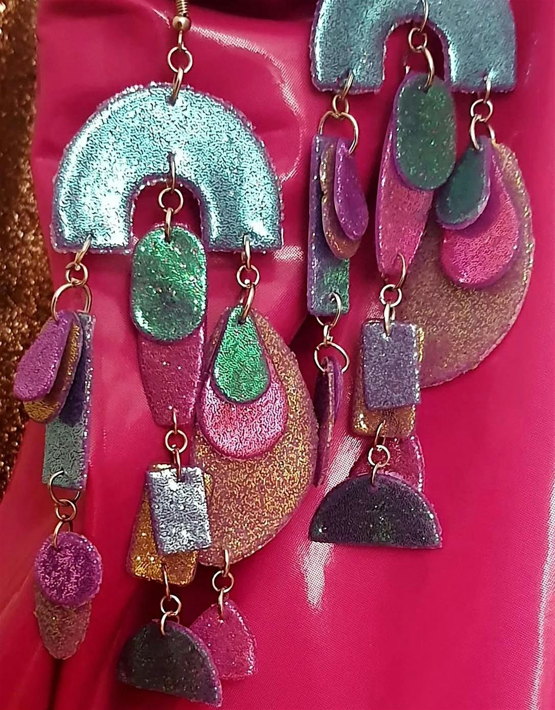 \u2728 Festival polymer clay Earrings Workshop