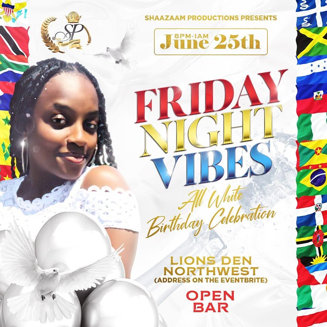 Friday Night Vibes: Rep your Flag All White Celebration