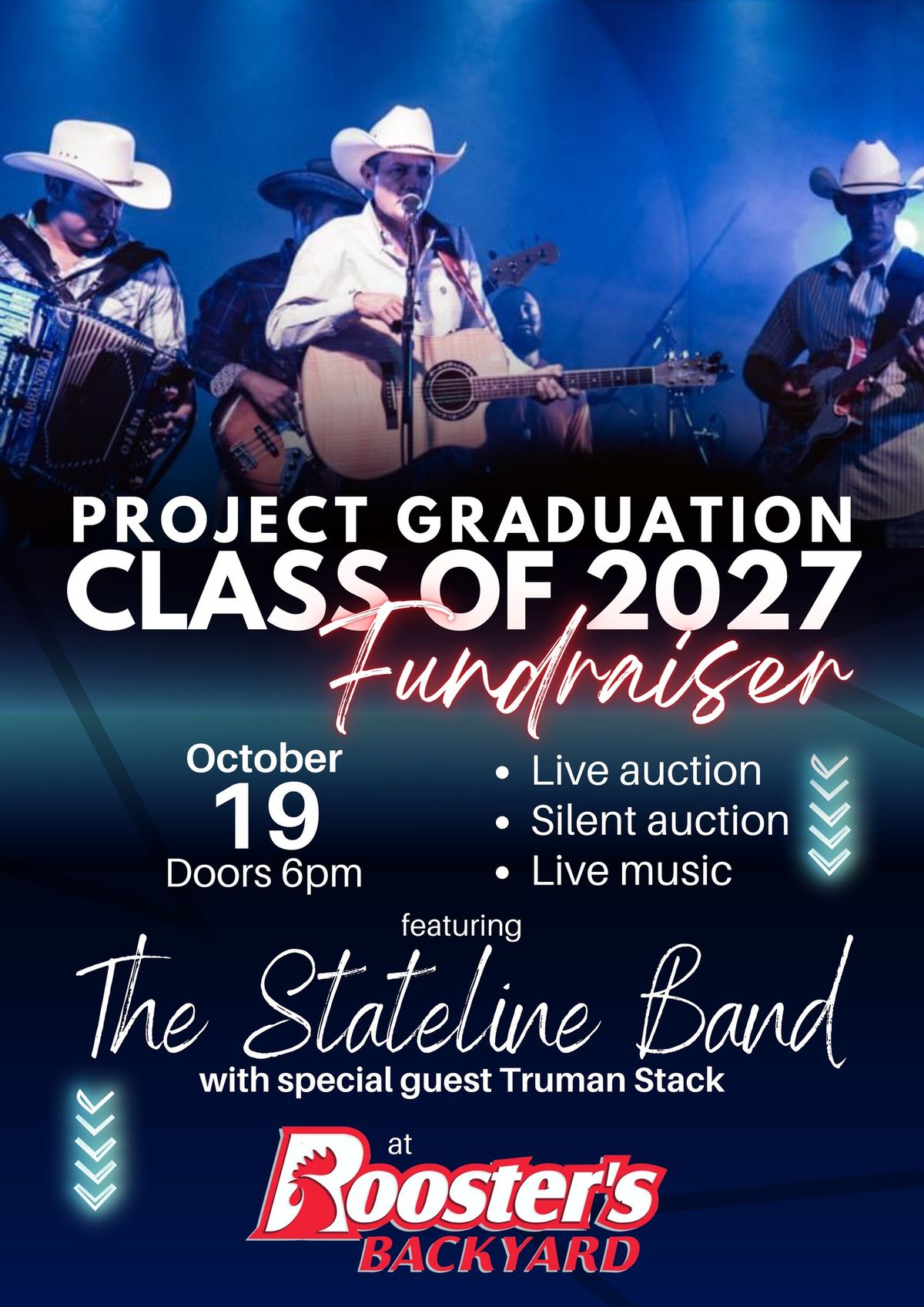 Project Graduation Class of 2027 - concert and auction!