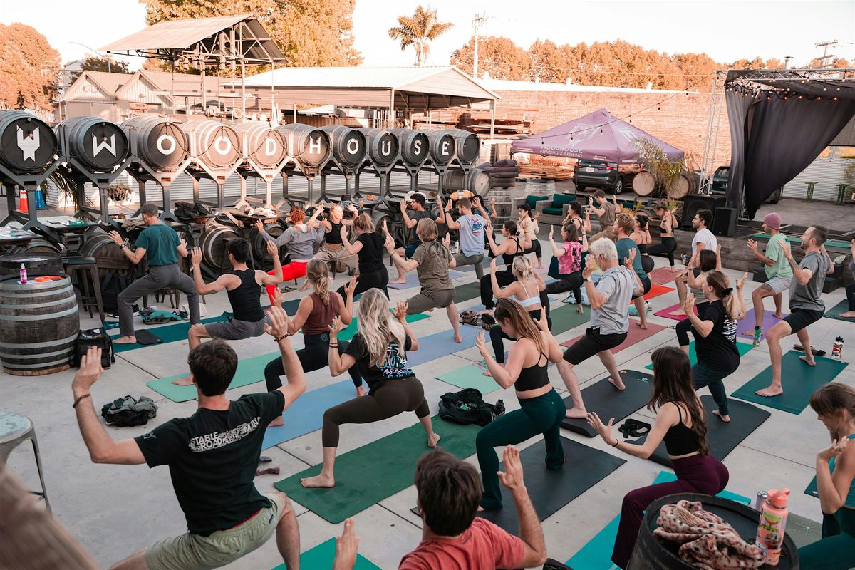 Humpday Yoga: A Playful Vinyasa Flow at a Brewery in Santa Cruz