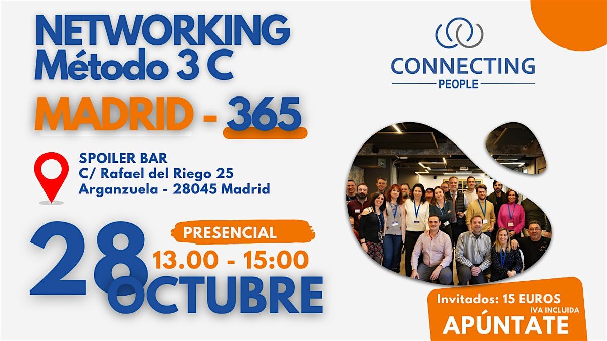 NETWORKING MADRID -Evento presencial - OCTUBRE