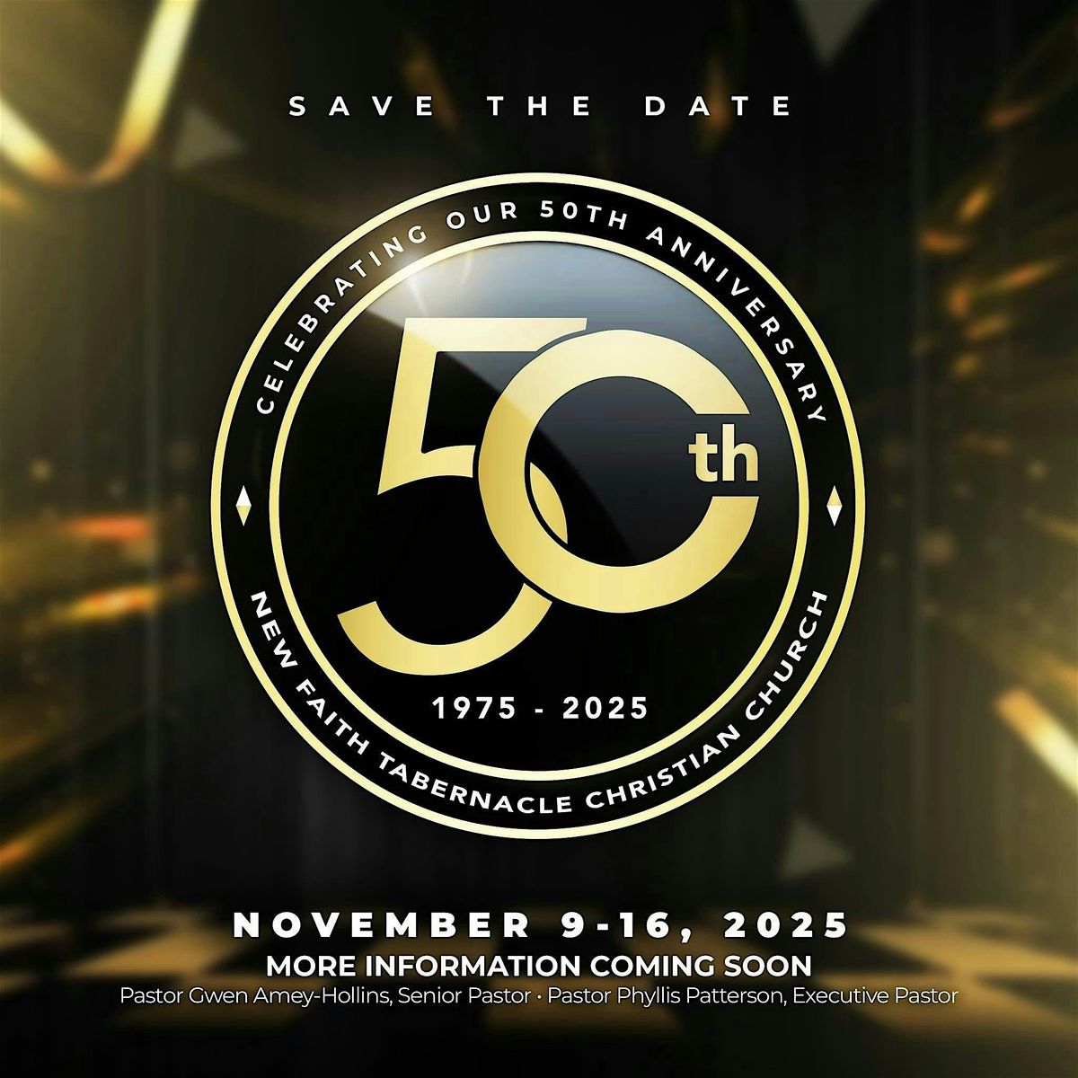 New Faith Tabernacle 50th Anniversary Banquet