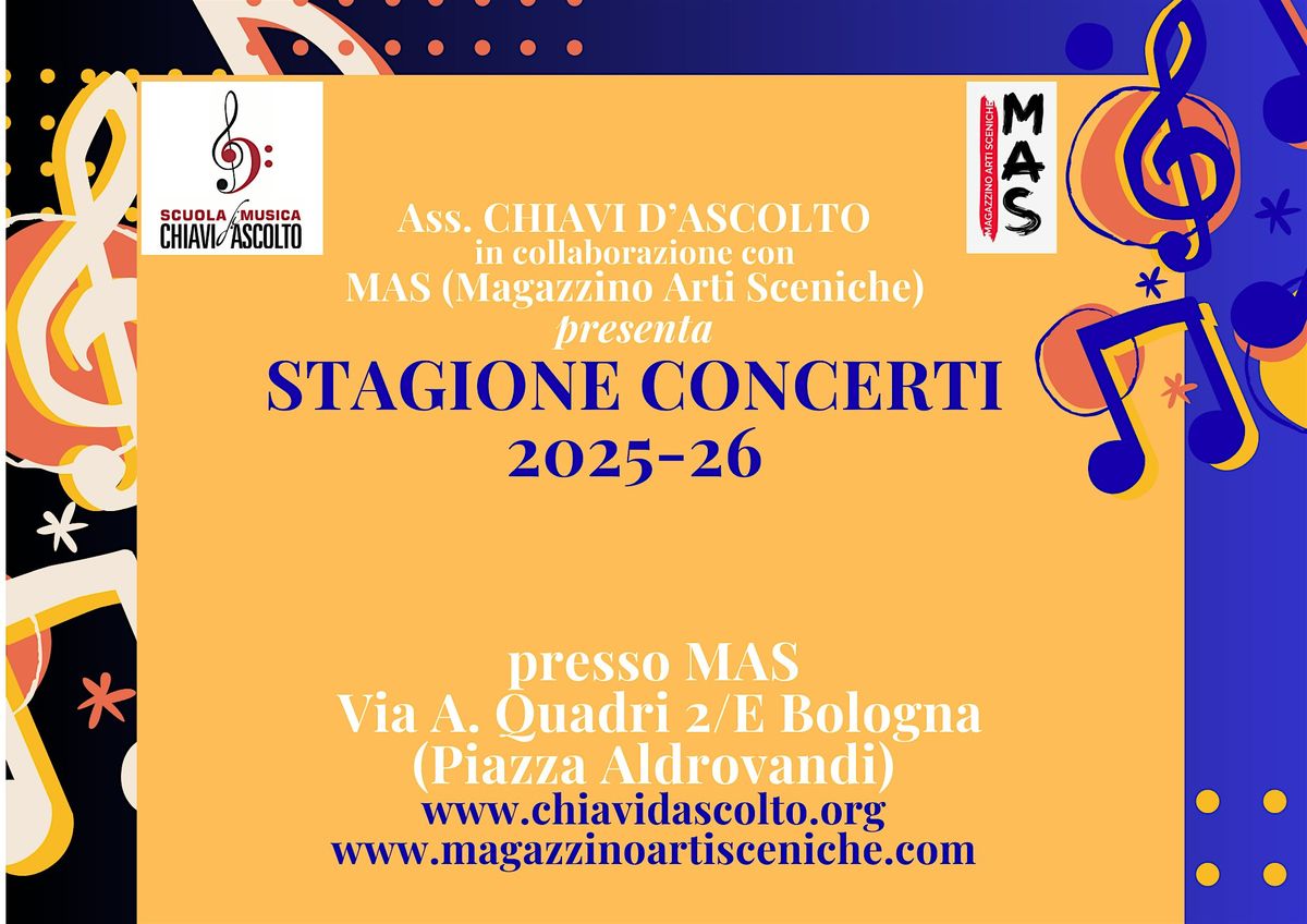 STAGIONE CONCERTI 2025\/26