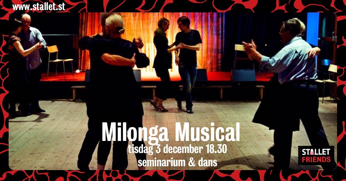 Milonga Musical @Stallet V\u00e4rldens Musik