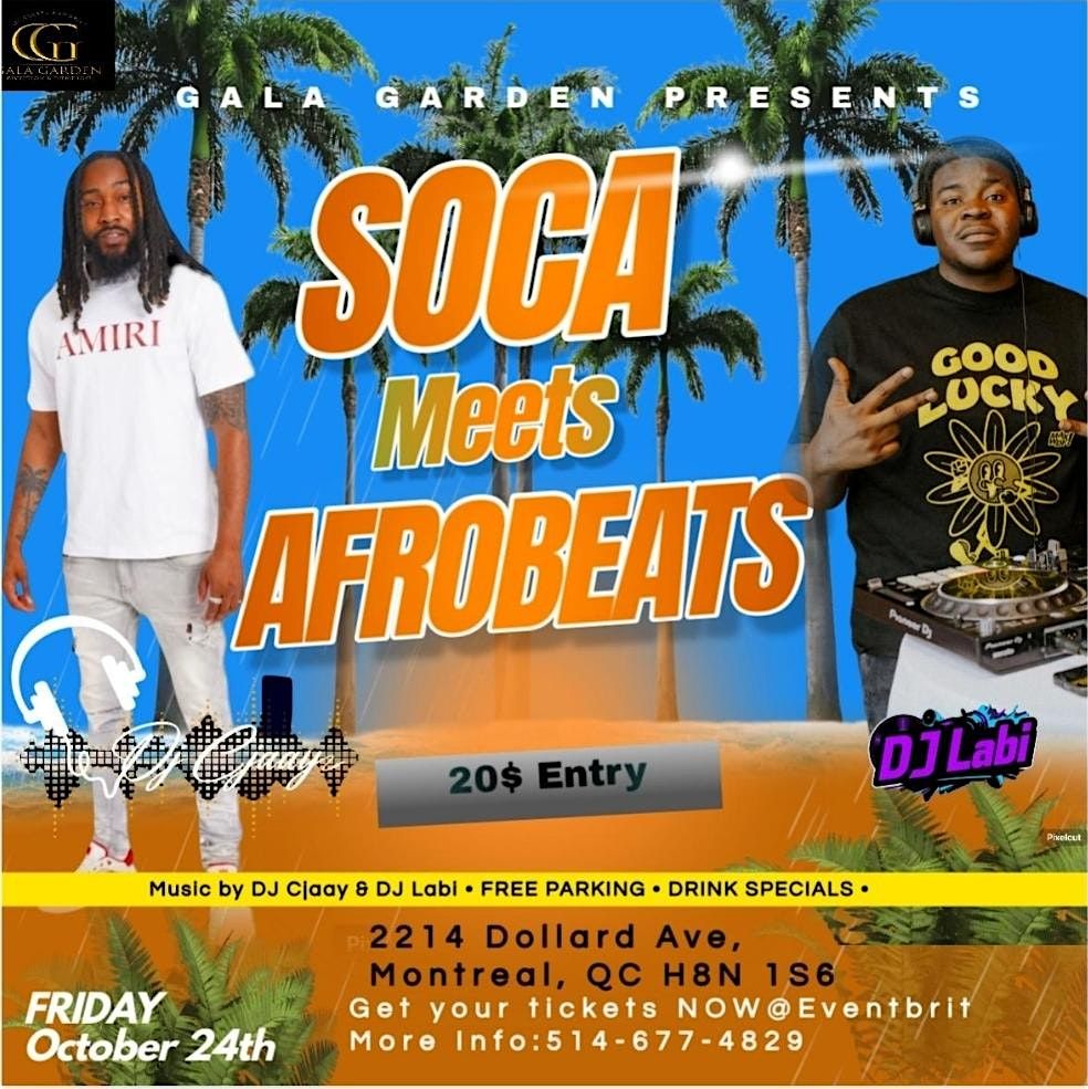 Soca Meets Afro Beats