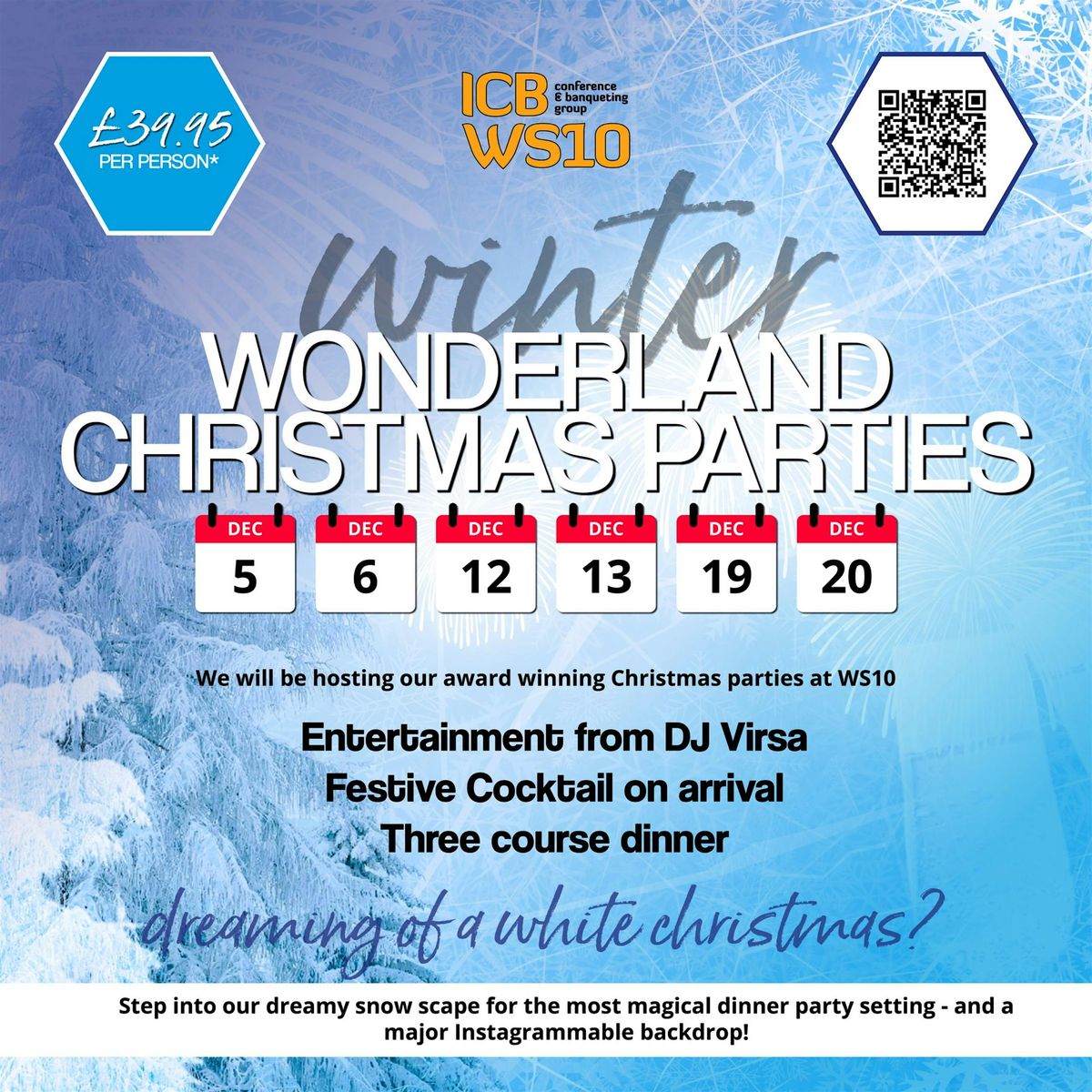 WS10 Winter Wonderland Christmas Party!