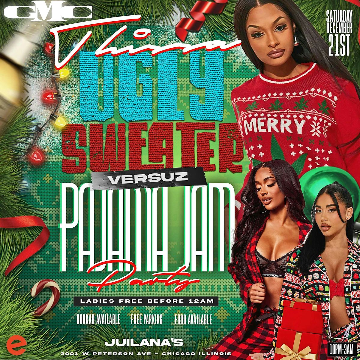 Christmas PAJAMA JAM V.S. UGLY SWEATER Party