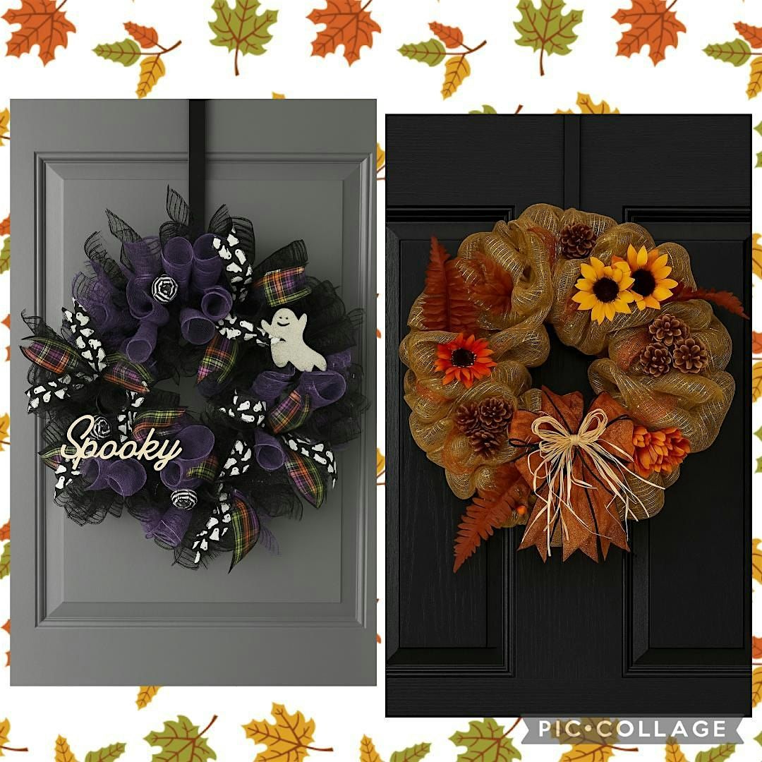 Let's Sip for a Spell: Wreath Workshop