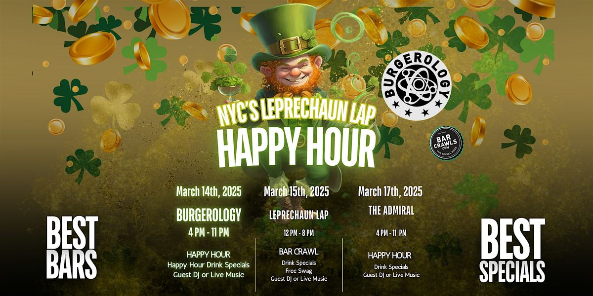 Saint Patrick's Day Happy Hour at Burgerology